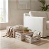 MIlani Home BRYSON - set di 3 cassette in legno