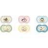BAMED BABY ITALIA SRL Mam succhietto original night 6+ mesi silicone 2 pezzi