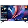 XIAOMI TV QLED 43" A PRO 2026 ULTRA HD 4K SMART TV WIFI DVB-T2 GOOGLE TV