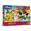 Trefl - Disney, Gioco tra le Pozzanghere - Puzzle 160 Pezzi - Puzzle Colorato con i personaggi del cartone animato Topolino, Intrattenimento Creativo, Gioco per Bambini dai 6 anni