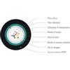 Optical Cable ´ Outdoor ´ SM G652.D ´ Steel Armoured Unitube ´ 12 Fibers ´ Tube 12 Fibers ´ HDPE ´ Class Fca ´ Color Code Fotag