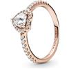 Pandora Funkelndes erhabenes Herz Ring 188421C02 Anello donna