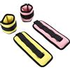 SODIAL 2 Paia di Pesi per Caviglie e Polsi (0,25 Kg/0,5 Kg Ciascuna) Cinghie Modul6007