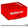 Fischer Viti Power Fast II FPF CTP 5,0x90 per Legno o Truciolare, Filetto Parziale, Torx, Testa Svasata Piana, Zincatura Bianca