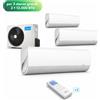 Midea Breezeless+ Trial Split 7,9 kW per 3 stanze grandi 3 ž 12.000 BTU