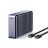 UGREEN Case per SSD M.2 NVMe 80 Gbps Dissipatore Termico in Alluminio Doppia Faccia Silenzioso Compatibile con Thunderbolt 5 4 USB4 USB 3.2 per MacBook Mac mini Mac Studio (Disco Rigido non Incluso)