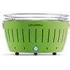 LOTUS GRILL GRILL & BARBECUE PORTATILE VERDE CHIARO, XL - d 43,5 x h 25 cm | 6.5 kg