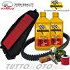 Bardahl - HIFLO - NGK - Mitsuboshi Tagliando KYMCO XCiting 400 I-S E4 2017 2018 2019 Kit Olio Bardahl XTC Revisione