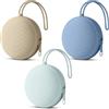 Aolso Porta Succhietto in Silicone, 3 Pcs Lavabile Contenitore per Ciuccio, Custodia in Silicone per Ciucci per Bambini da Viaggio, Chiusura a Cerniera per Ciuccio-Grigio/Cachi/Blu