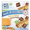 Probios RICE&RICE SNACK DI RISO AL CIOCCOLATO 6 X 21 G SENZA LIEVITO