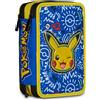 SEVEN Astuccio 3 Zip Pokemon I Choose You! Completo 44 Pezzi