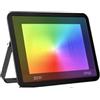 MNMIOIO Proiettore a LED, TUYA RGB Proiettore Smart APP Controllo vocale CCT 3000-6500K 30W 50W 100W AC for illuminazione esterna for feste in giardino(30W)