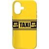 CAB DRIVER TAXI FUN COSTUME APPAREL Custodia per iPhone 17 TAXI OFF DUTY SEGNO GIALLO TAXI CAB COSTUME