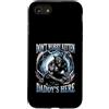 Alpha Wolf Don't Worry Kitten Custodia per iPhone SE (2020) / 7/8 Non preoccuparti, Kitten Daddy è qui, meme maschile Alpha Wolf