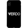 Detti di assegno stravaganti per gli str Custodia per iPhone XS Max Weirdo Different Special Emo Goth Punk Nerd Weird