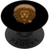 leo zodiac steampunk lion gear art Astro Attrezzatura Leo Steampunk Zodiac Lion PopSockets PopGrip Adesivo