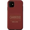 England born and British apparel Custodia per iPhone 11 Vintage Cambridge Inghilterra