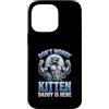 Alpha Wolf Don't Worry Kitten Custodia per iPhone 14 Pro Max Non preoccuparti, Kitten Daddy è qui, meme maschile Alpha Wolf