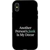 Vintage Secondhand Treasure Hunter Custodia per iPhone X/XS Another Persons Junk Is My Decor Cacciatore del negozio dell'usato