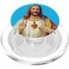 Inside Out Designs Gesù Cristo Sacro Cuore Pace Segno Ritratto PopSockets PopGrip per MagSafe