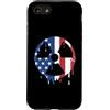 Paint Dripping Patriotic 4th of July US Custodia per iPhone SE (2020) / 7/8 Rad Tech - Terapista radiologico, bandiera americana, USA