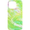 generic Custodia per iPhone 15 Pro Max Animale a righe tigre verde pastello