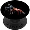 Paint Dripping Patriotic 4th of July US Mantide religiosa Bandiera americana USA Drip Graffiti Amante PopSockets PopGrip Adesivo