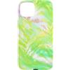 generic Custodia per iPhone 15 Plus Animale a righe tigre verde pastello