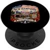 New Hampshire U.S.A. 250th Anniversary b USA 250° Anniversario New Hampshire Pride PopSockets PopGrip Adesivo