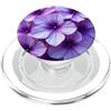 Floral Aesthetic Flower Botanical Gifts Fiori Viola Profondo Fiori Floreali PopSockets PopGrip per MagSafe