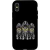 Cool 3 Hip Hop Trio Street Gold Chain Fu Custodia per iPhone X/XS Irish Setter Dog Rap Old School Retro Streetwear anni '80 '90
