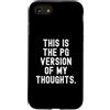 Honest Custodia per iPhone SE (2020) / 7/8 questa è la versione pg dei miei pensieri