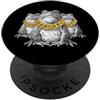Cool 3 Hip Hop Trio Street Gold Chain Fu Rana Rospo Anfibio Rap Old School Retro Streetwear 80s 90s PopSockets PopGrip Adesivo