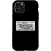 ROMYLP Roman Numerals Years License Plat Custodia per iPhone 11 Pro 2028 anno retrò