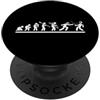 Sport Fencing Gift And Gear For Men And Scherma divertente da uomo evoluzione scherma PopSockets PopGrip Adesivo