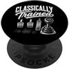Manual Transmission Gifts For Car Enthus Trasmissione manuale del driver del cambio del bastone addestrata classicamente PopSockets PopGrip Adesivo