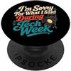 Theater Crew Gifts Scusa durante lumorismo dellequipaggio del teatro PopSockets PopGrip Adesivo