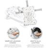 Innovaciones MS MS Cuscino Riduttore per Vasca Pieghevole Bianco con Stelle
