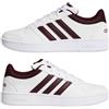 adidas Scarpe Sneakers UOMO Adidas HOOPS Classic Low Bianco Amaranto Sportswear