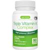 Igennus Vitamina K Complesso con K2 MK-7, MK-4, K1 2700mcg alta Potenz