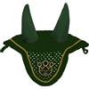 Equitatus1991 Cuffia Pony Insonorizzata Antirumore Verde e Oro