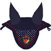 Equitatus1991 Cuffia Pony Cap Navy e Rossa