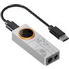 OEM Amplificatore per cuffie DAC, design portatile, supporto per alta risoluzione, DS3 Argento