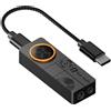 OEM Amplificatore per cuffie DAC, design portatile, supporto per alta risoluzione, DS3 Nero