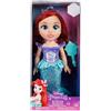 M.V.GIOCHI SRLS Disney Princess bambola 38 cm Ariel, abiti glitterati, tiara scintillante, occhi brillanti, per bambine, Principessa Disney