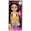 M.V.GIOCHI SRLS Disney Princess bambola Belle 38 cm, abiti iconici, dettagli glitterati, tiara scintillante, Royal Reflection Eyes