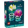 LEGO SPA LEGO Botanicals Ninfee 11511 Set Decorativo con Fiori Artificiali e Vasi Trasparenti