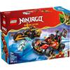 LEGO SPA LEGO NINJAGO Veicoli Combinanti di Kai e Cole 71864 Set con Auto, Moto e 3 Minifigure