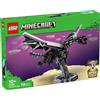 LEGO SPA LEGO Minecraft Drago dell'End 21295 Set Interattivo con Ali Mobili e Portale d'Uscita