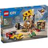 LEGO SPA LEGO City Centro di Consegna Pizze con Veicoli 60496 Set con Pizzeria, Drone e 5 Minifigure